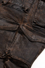 Load image into Gallery viewer, SEAN - CARBON CARGO DENIM (BLACK COPPER WASH)