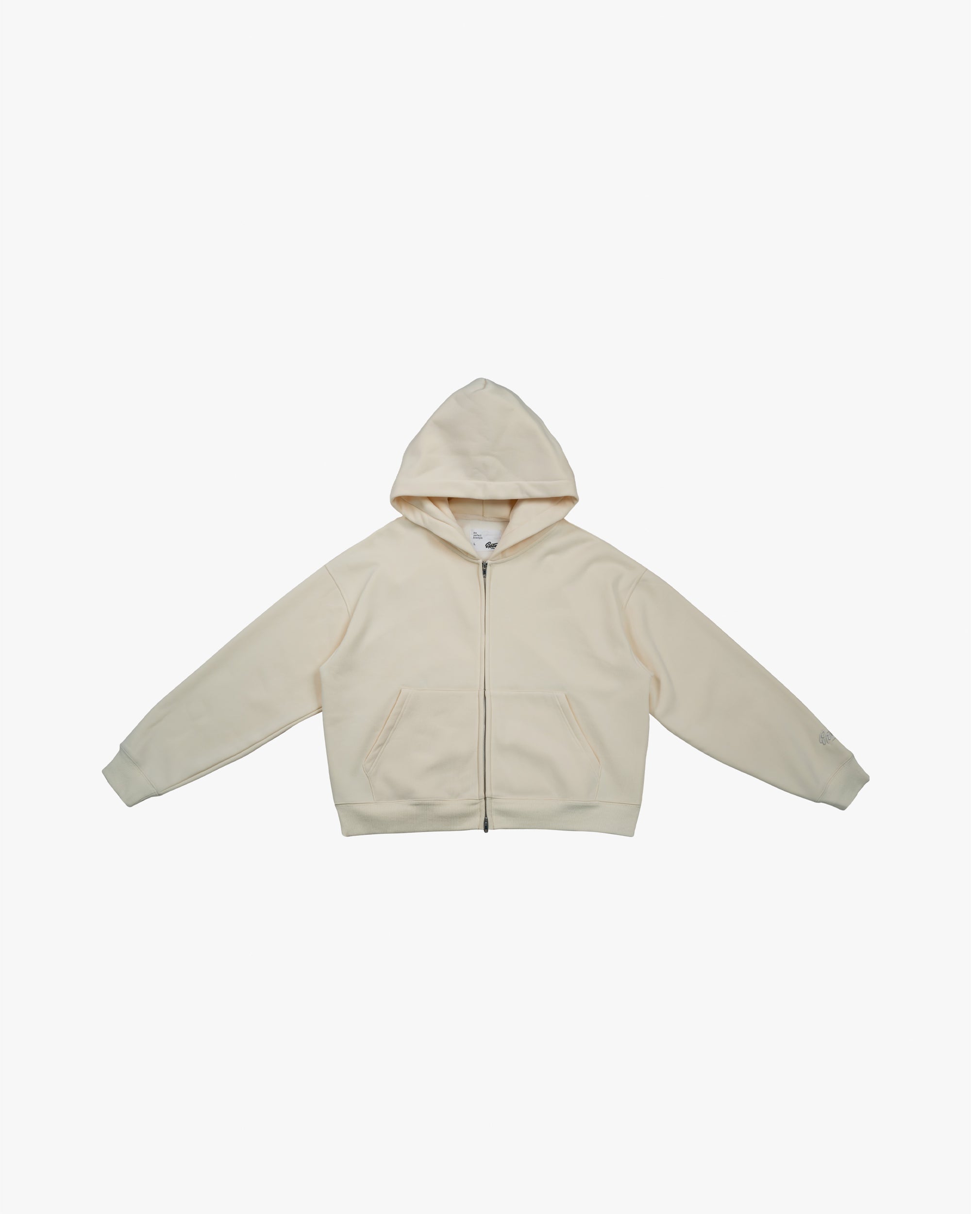 EPTM PERFECT ZIP UP HOODIE - CREAM – Gold n Threadz
