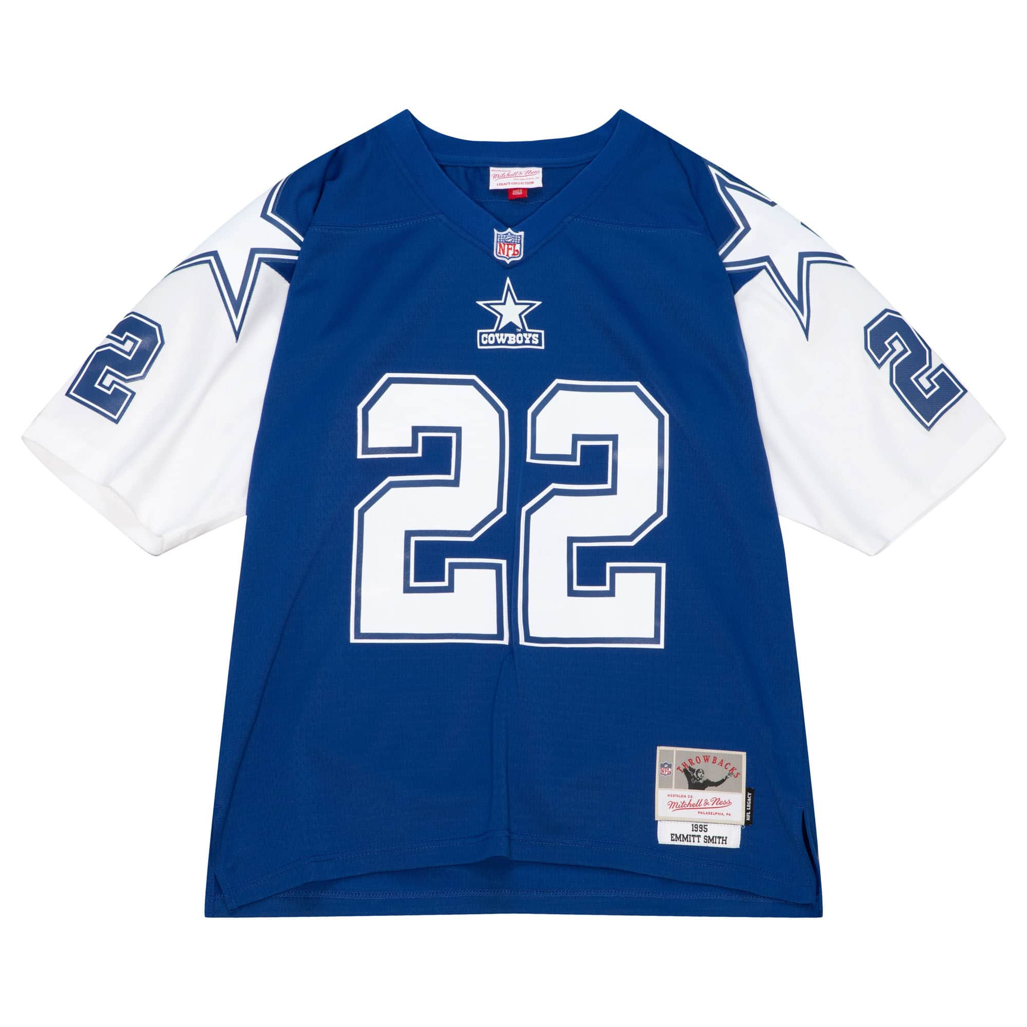 Men's Mitchell & Ness Emmitt Smith Navy Dallas Cowboys 1995 Authentic  Throwback Retired Player Jersey