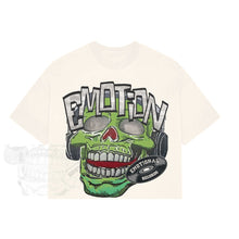 Load image into Gallery viewer, Cream “Monster” Cropped Tee
