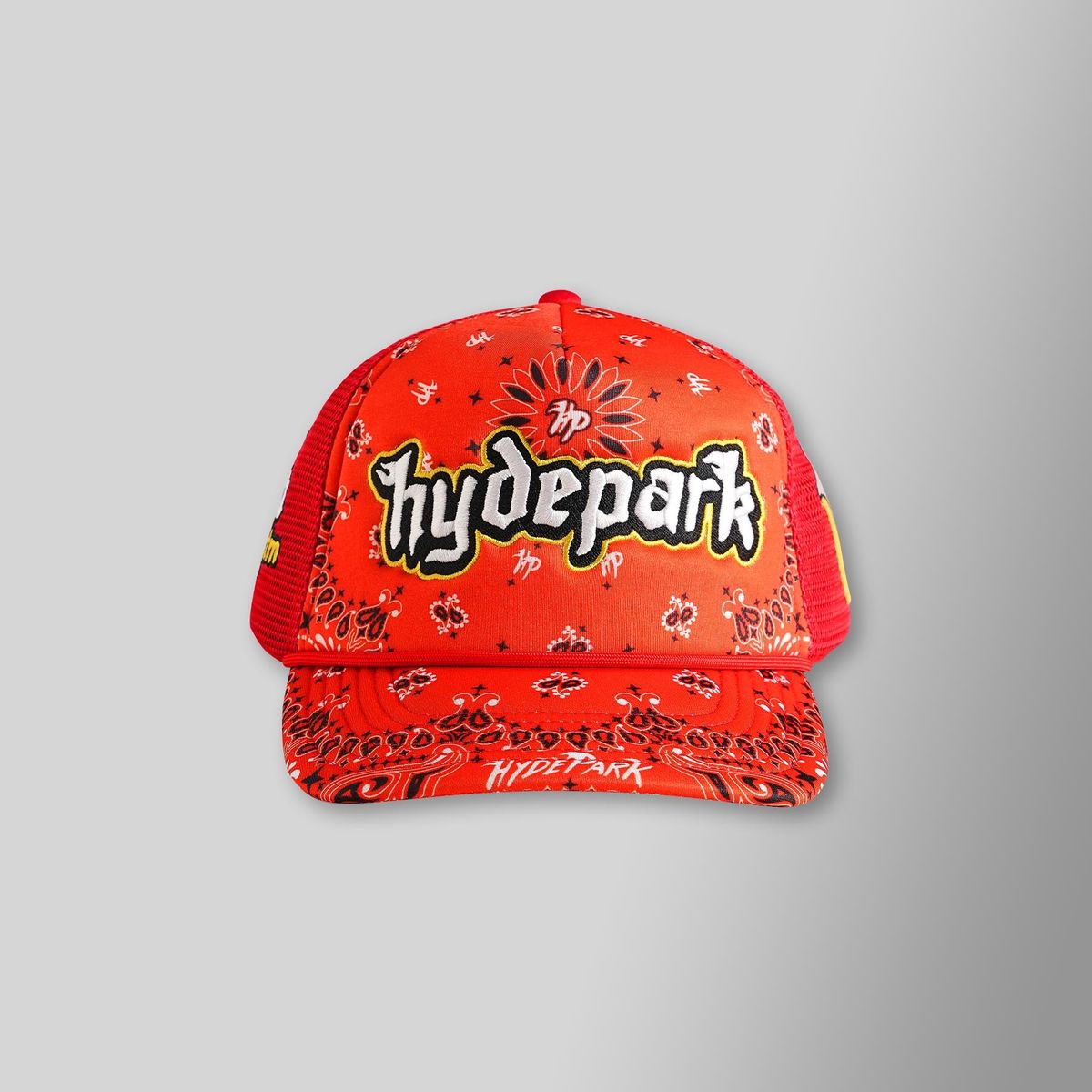 Hyde Park HP Bandana Trucker Hat - Red