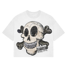 Load image into Gallery viewer, White “Pirate” Cropped Tee
