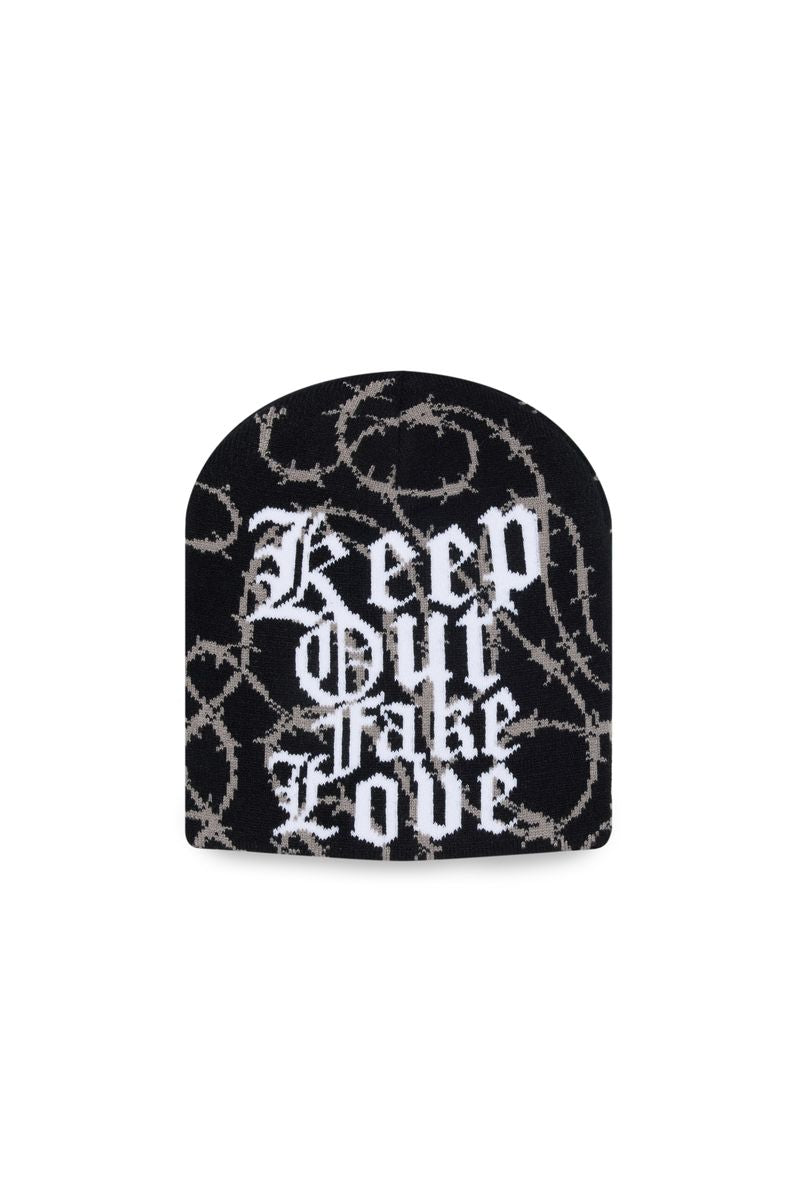 KEEP OUT - BLACK - BEANIE