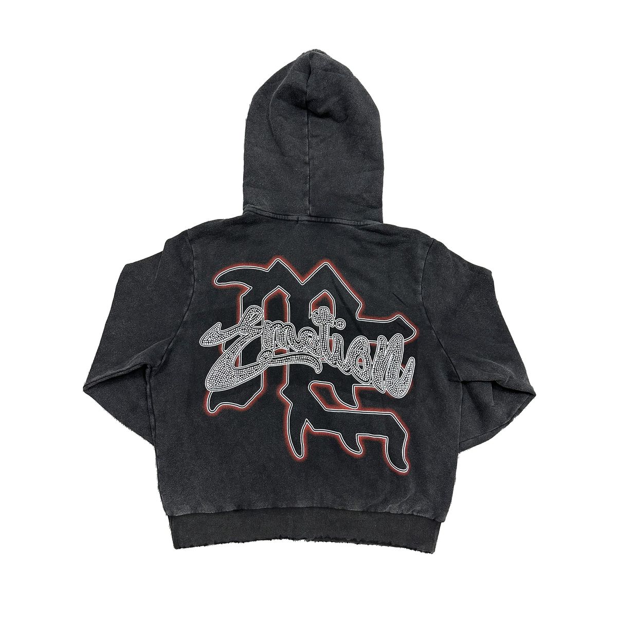 Black "Rhinestone" Hoodie