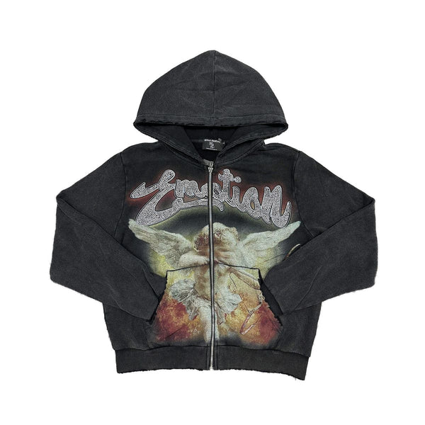 Black "Rhinestone" Hoodie