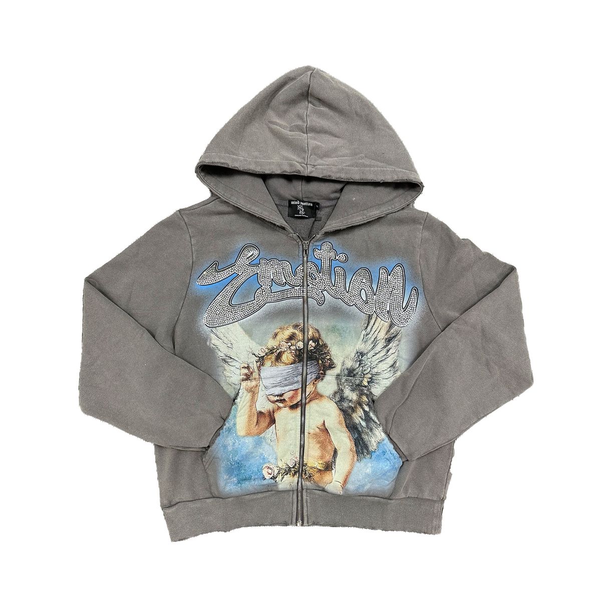 Grey “Rhinestone“ Hoodie
