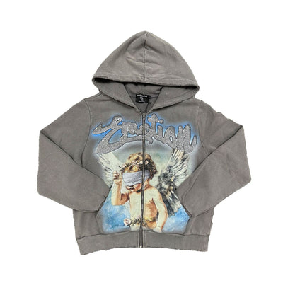 Grey “Rhinestone“ Hoodie
