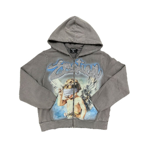 Grey “Rhinestone“ Hoodie