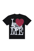 Load image into Gallery viewer, LOVE ME - LIMO BLACK - OVERSIZED BOX S/S TEE
