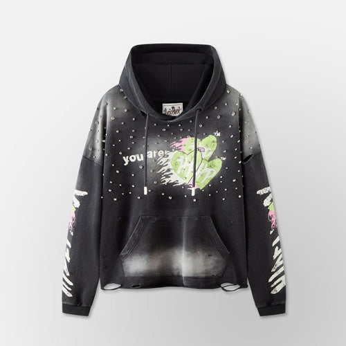 Easy Does It Hoodie 2.0 - Black/Green