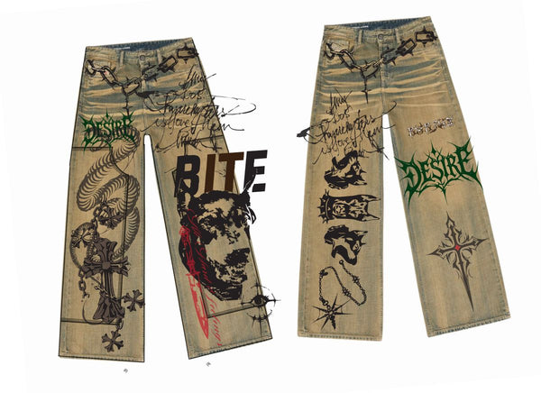 Bite Of Desire Baggy Jean
