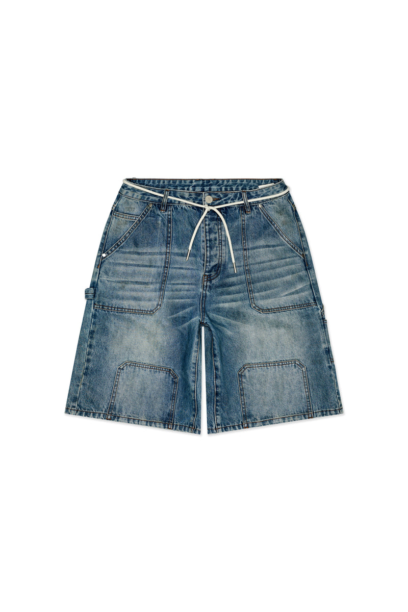 CASUAL FRIDAY - BLUE WASH - OVERSIZED JORTS