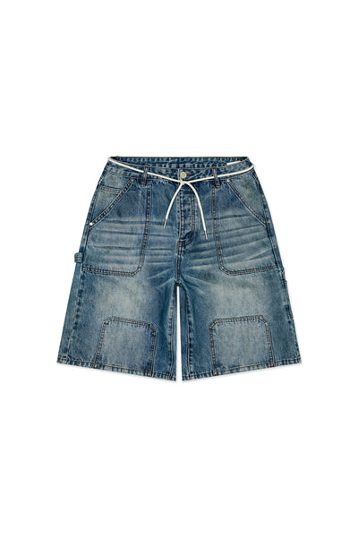CASUAL FRIDAY - BLUE WASH - OVERSIZED JORTS
