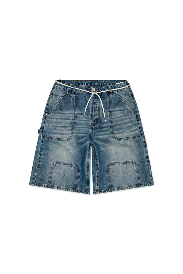 CASUAL FRIDAY - BLUE WASH - OVERSIZED JORTS