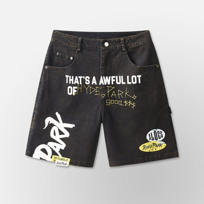 Carpenter Work Wear Shorts ALOCS - Black