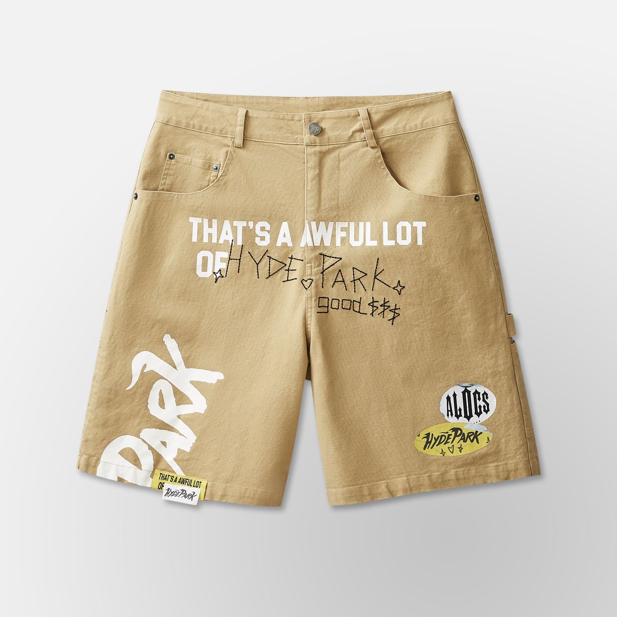 Carpenter Work Wear Shorts ALOCS - Brown