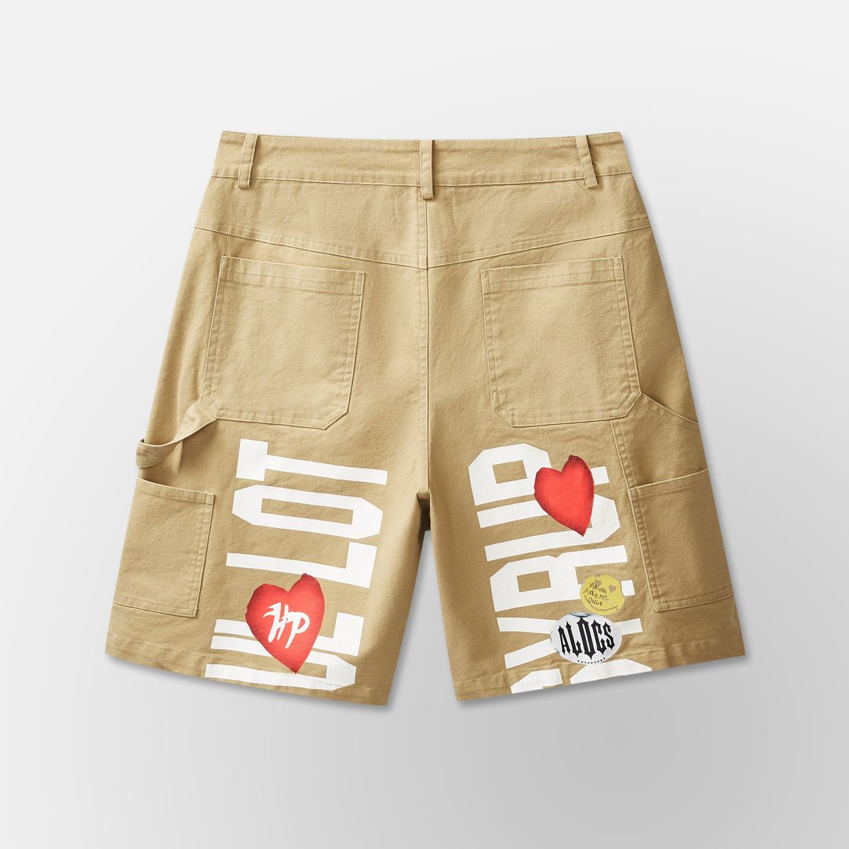 Carpenter Work Wear Shorts ALOCS - Brown
