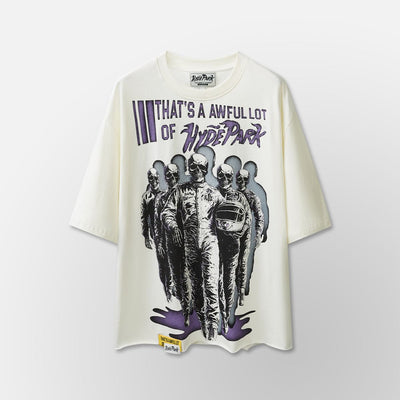 Cough Syrup Moto Racer Team T-shirt - White
