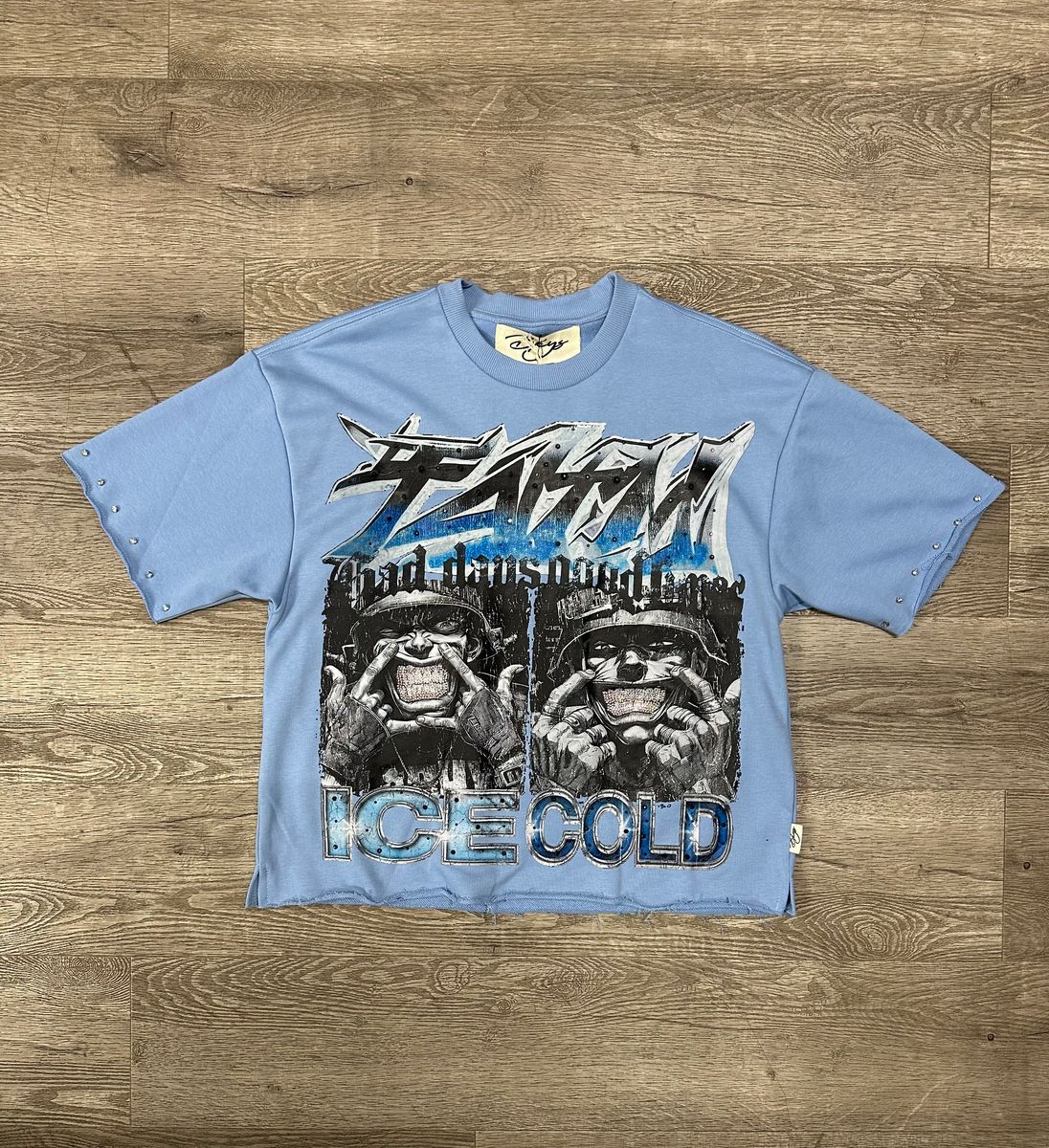 "FAITH" F-TERRY CROPPED TEE