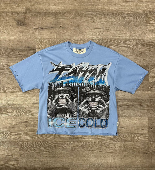 "FAITH" F-TERRY CROPPED TEE