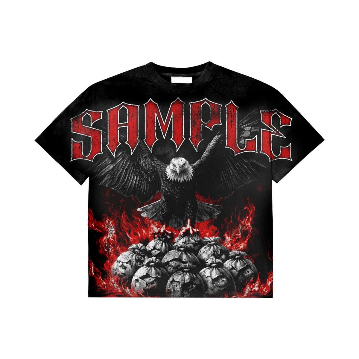 EAGLE TEE(BLACK)