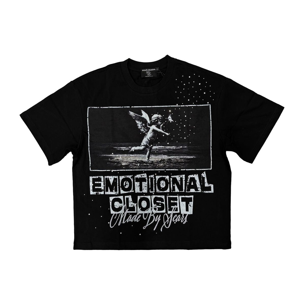 Black “scar” Tee