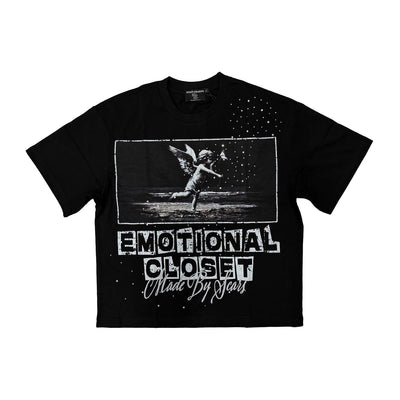 Black “scar” Tee