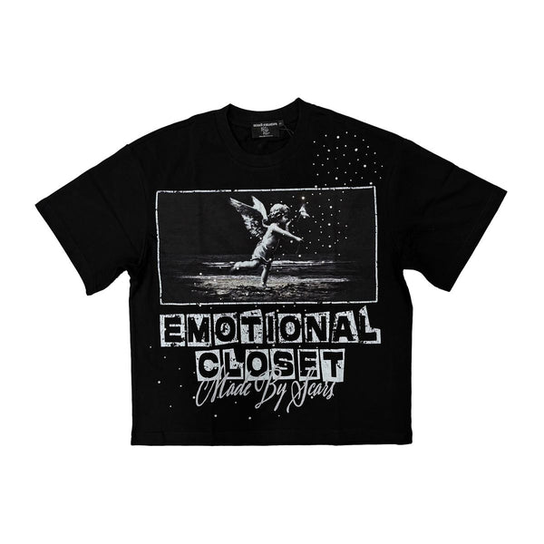 Black “scar” Tee