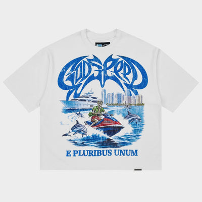 GMYC Wave Runner T-shirt (White)