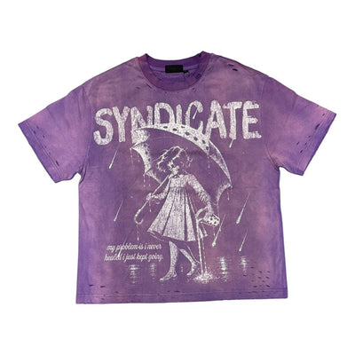 "Healed" Purple Wash Tee