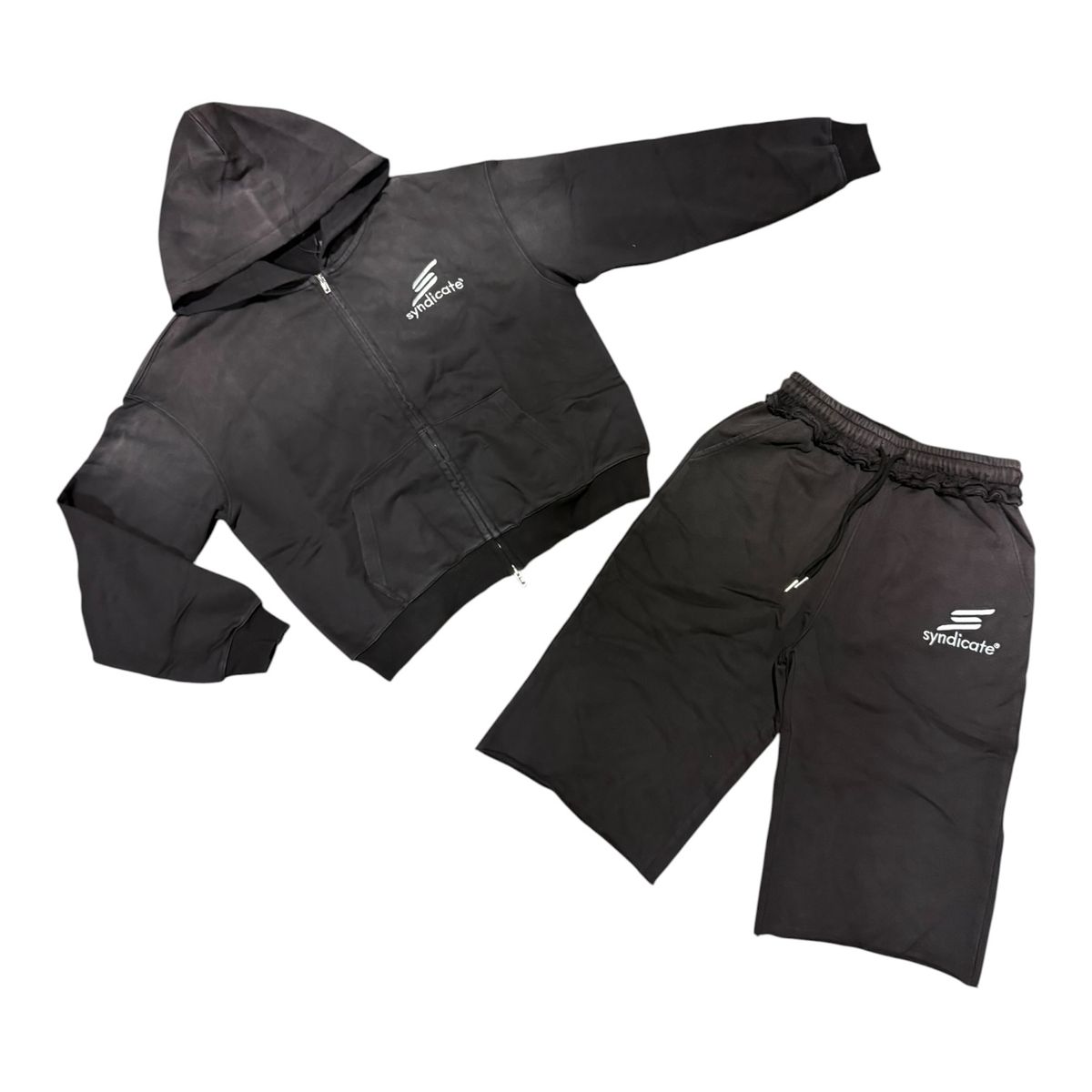"SYN" 3/4 Blk Short Set