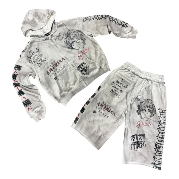 "Pain" 3/4 OS Short Set