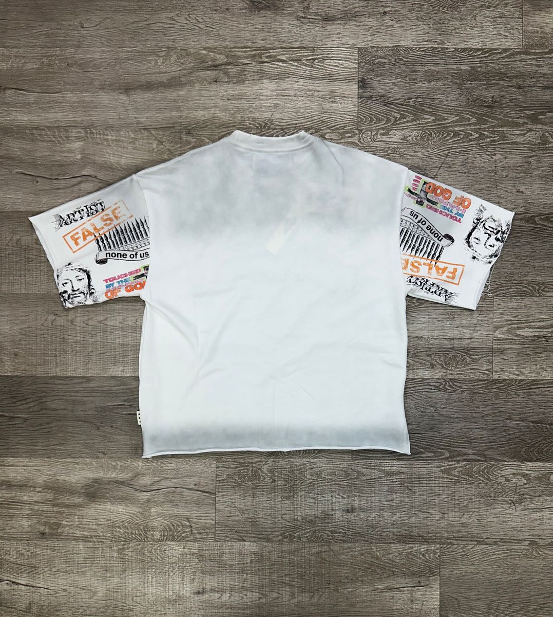 "UNSTOPPABLE" F-TERRY T-SHIRT(WHITE)