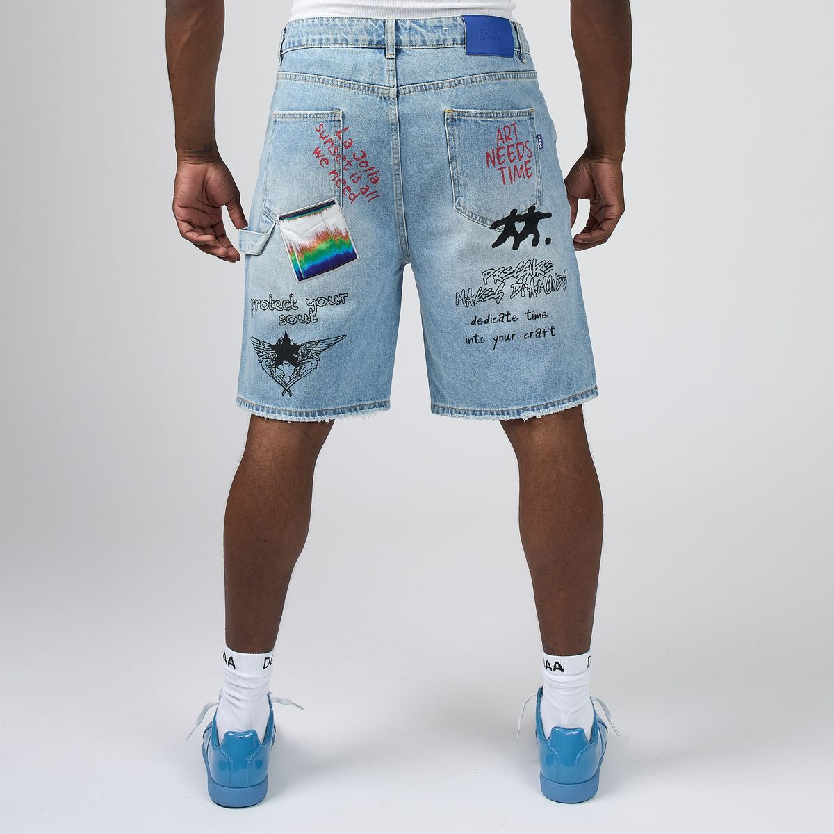 TELEPORT BLUE SHORT