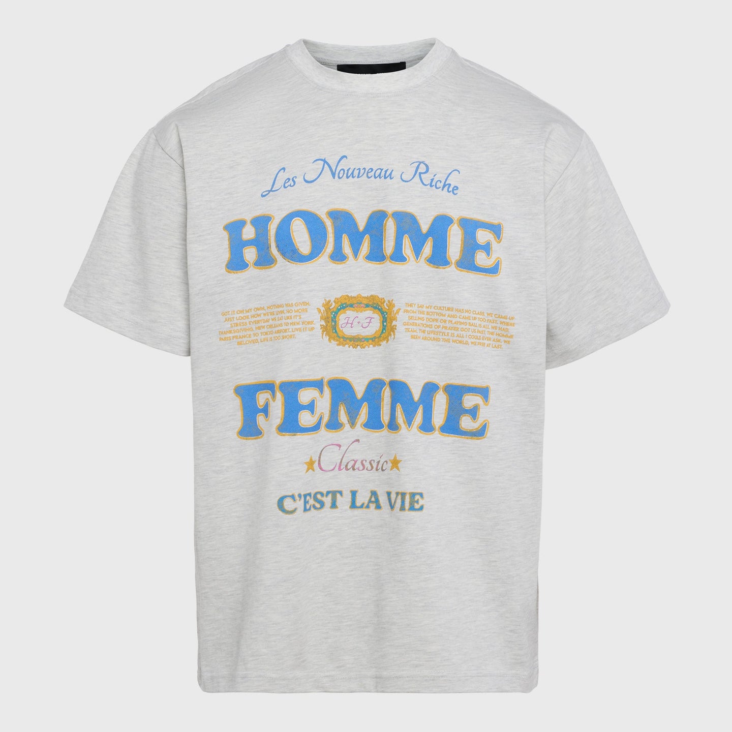 NOUVEAU RICHE TEE GREY