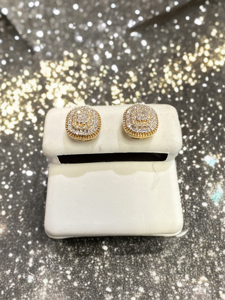 10k Gold Diamond Earrings