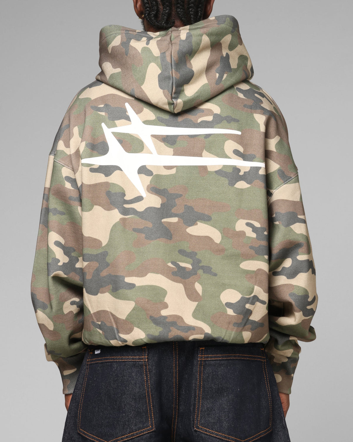 LOITER ULTRA HYBRID PREMIUM ZIP HOODIE CAMO