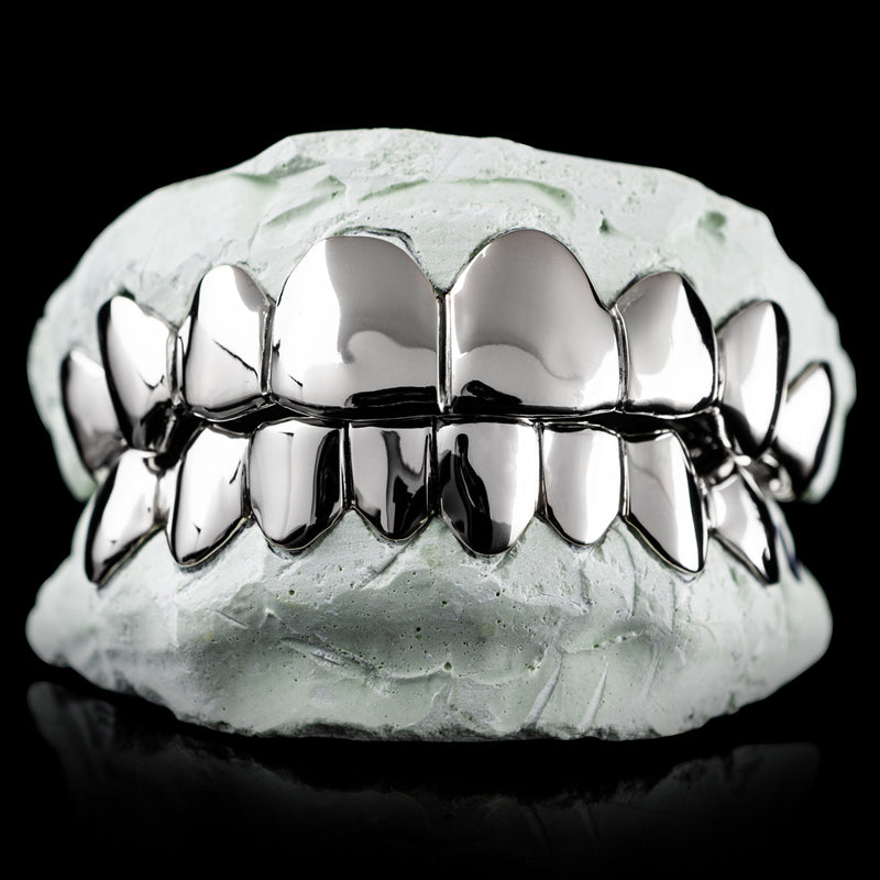 Custom Silver Grillz- Bottom