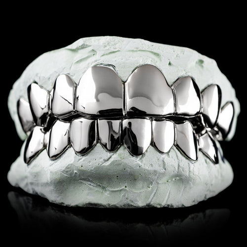 Custom Silver Grillz- Bottom