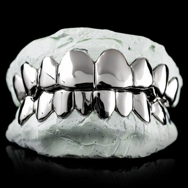Custom Silver Grillz- Top