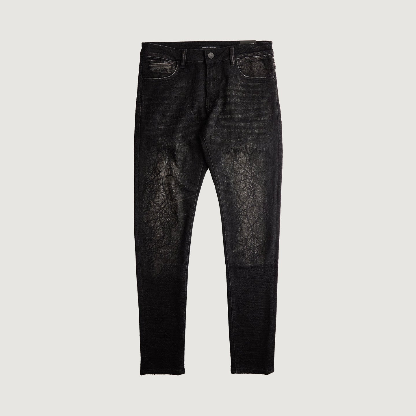 Spider Skinny Denim (Washed Black)