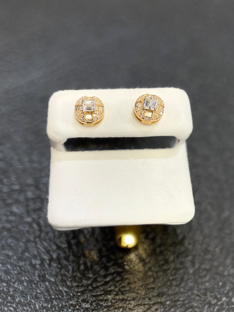 10k Gold Diamond Earrings