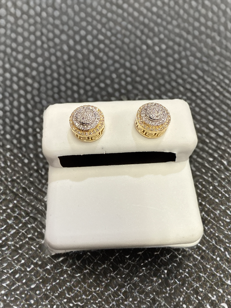 10k Gold Diamond Earrings
