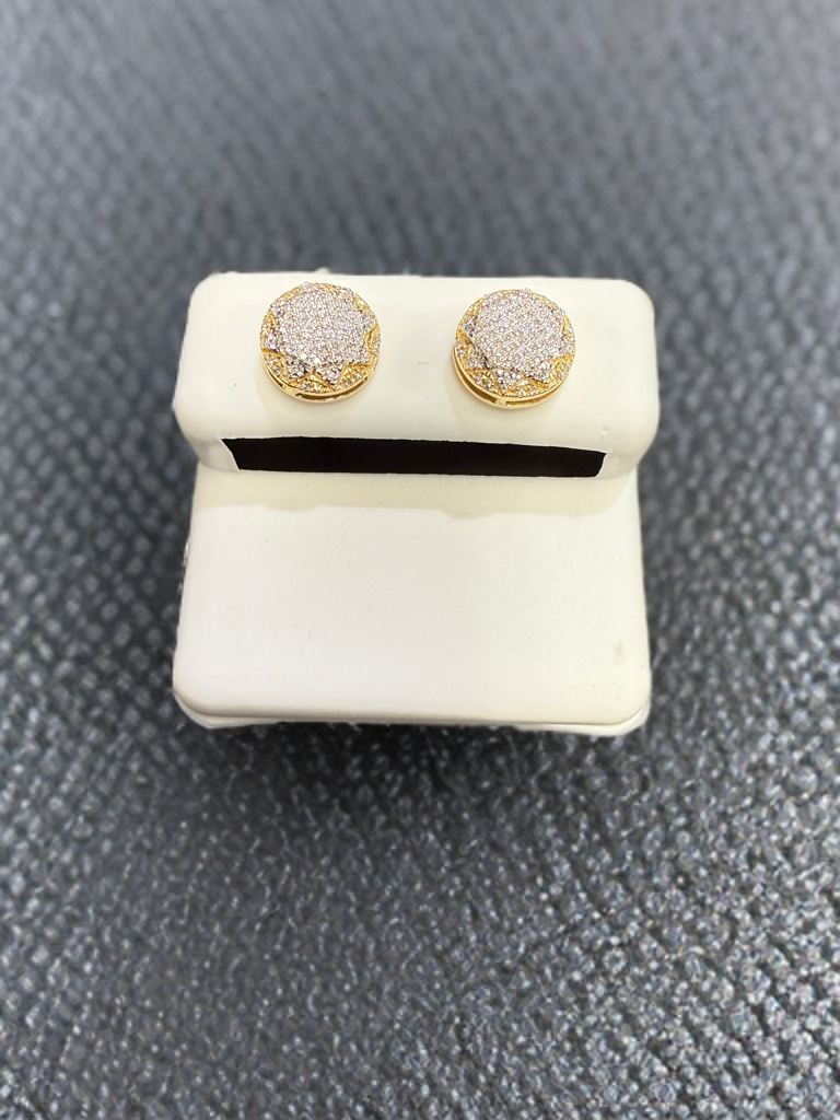 10k Gold Diamond Earrings