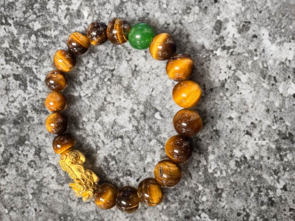 24K Gold Pixiu Dragon bracelet