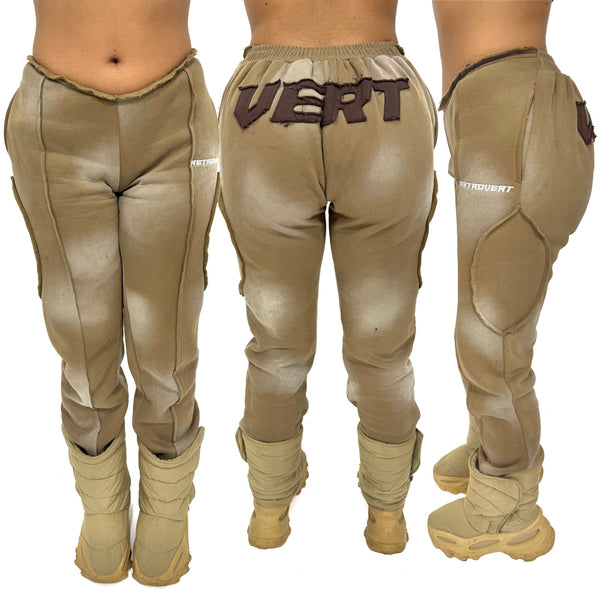 VERT DISTRESSED SAND PANTS