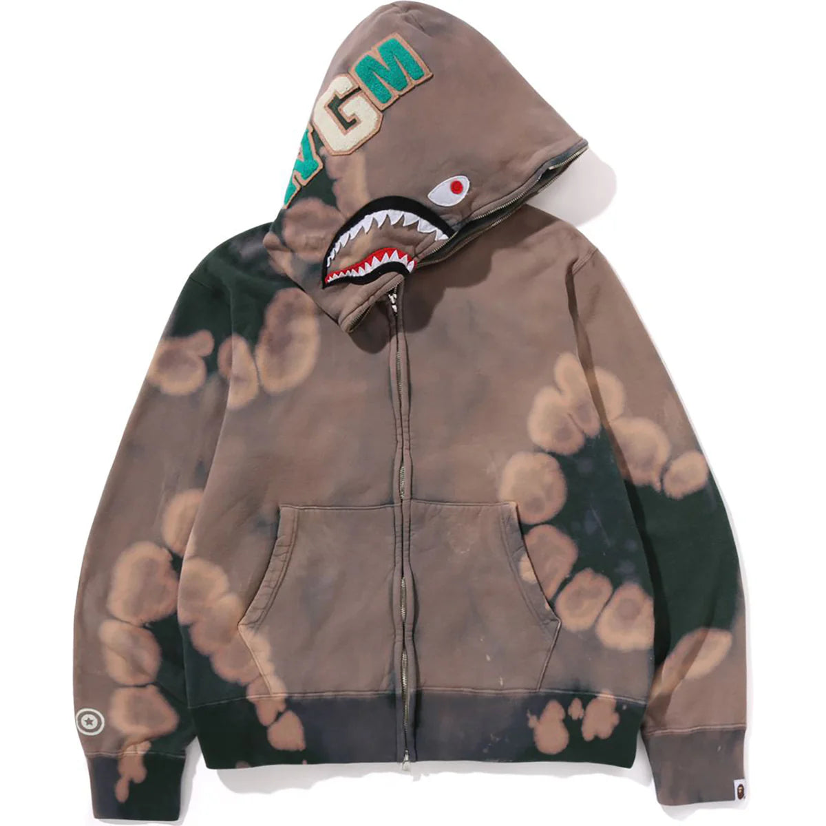 Hand Dye Full Zip Hoodie