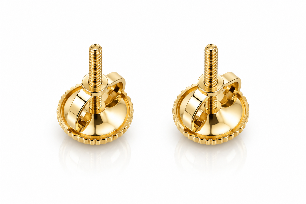 14K Gold 2 CTW Lab-Grown Diamond Solitarie Stud Earrings