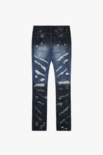 Load image into Gallery viewer, &quot;BRIGGS&quot; DIRTY BLUE SKINNY JEAN
