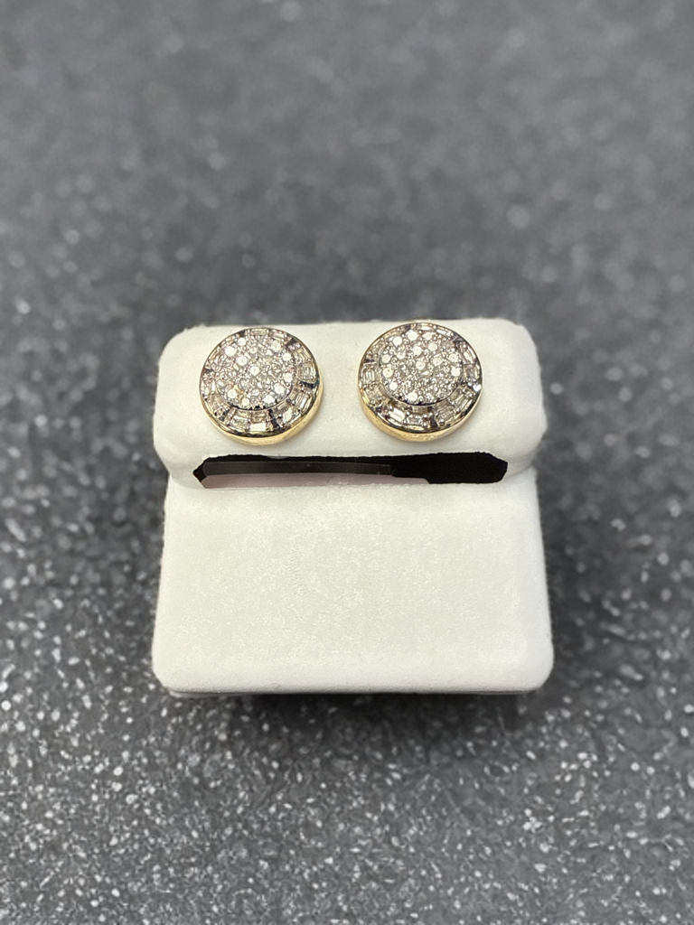 10k Gold Diamond Earrings